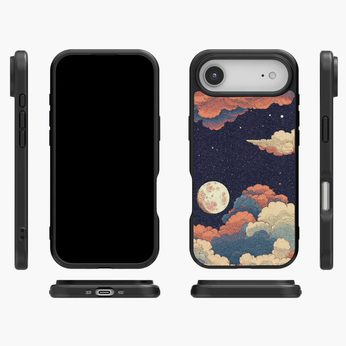 Blushed Moon - iPhone 17 Air Case #case type_core (magsafe), #case type_core (non magsafe)