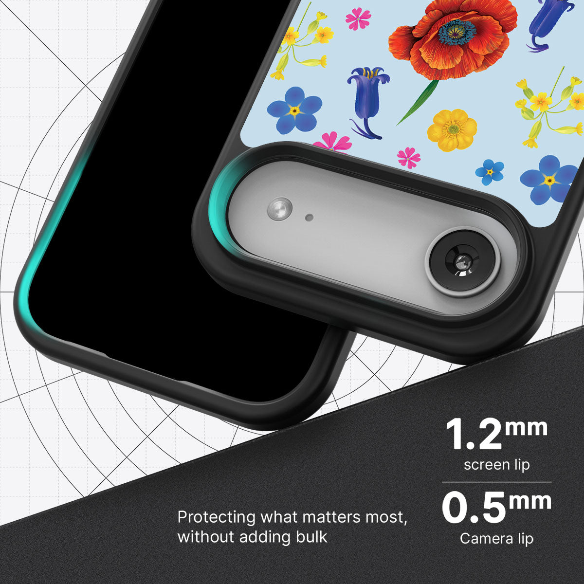 British Wildflowers - iPhone 17 Air Case #case type_core (magsafe), #case type_core (non magsafe)