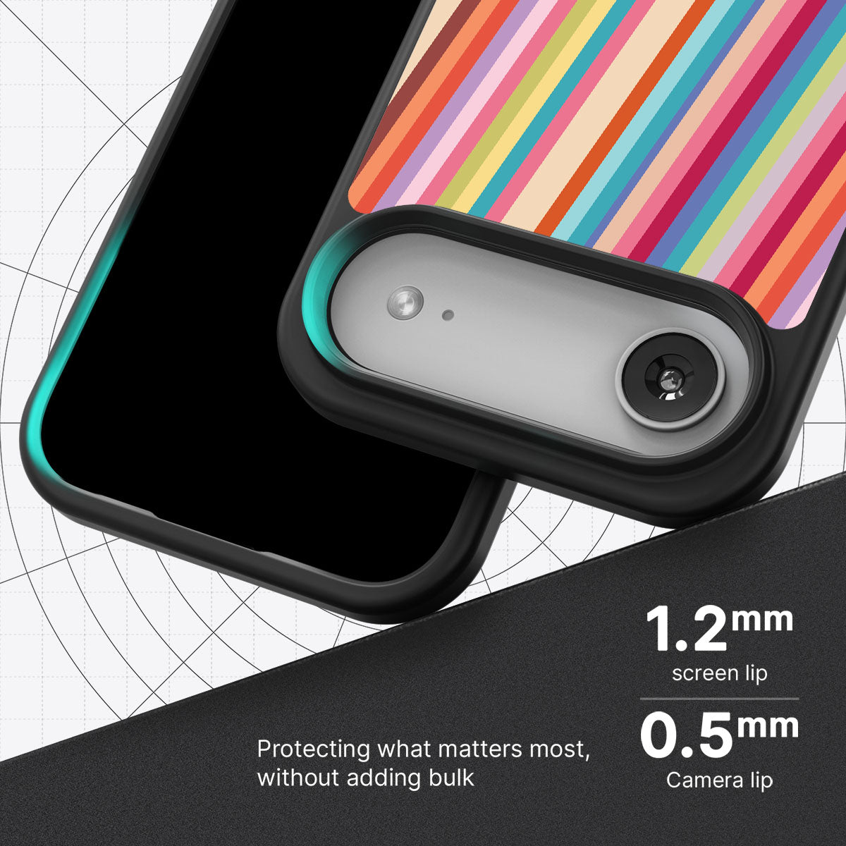 Candy Stripe - iPhone 17 Air Case #case type_core (magsafe), #case type_core (non magsafe)