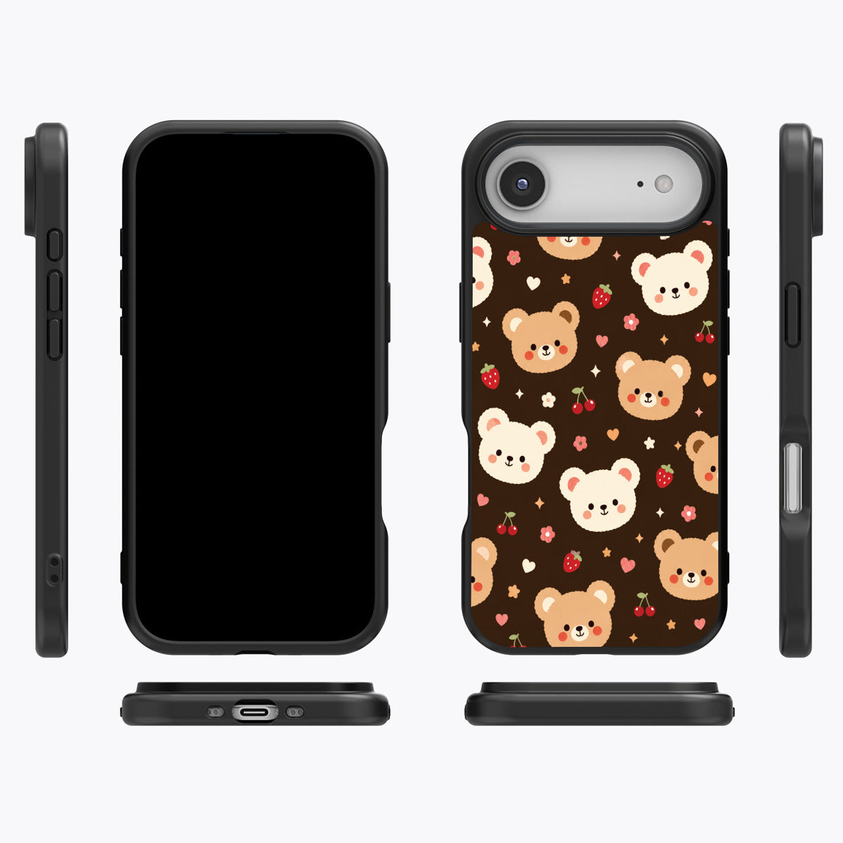 Cocoa Cuddles iPhone Air case cover – multi-angle view