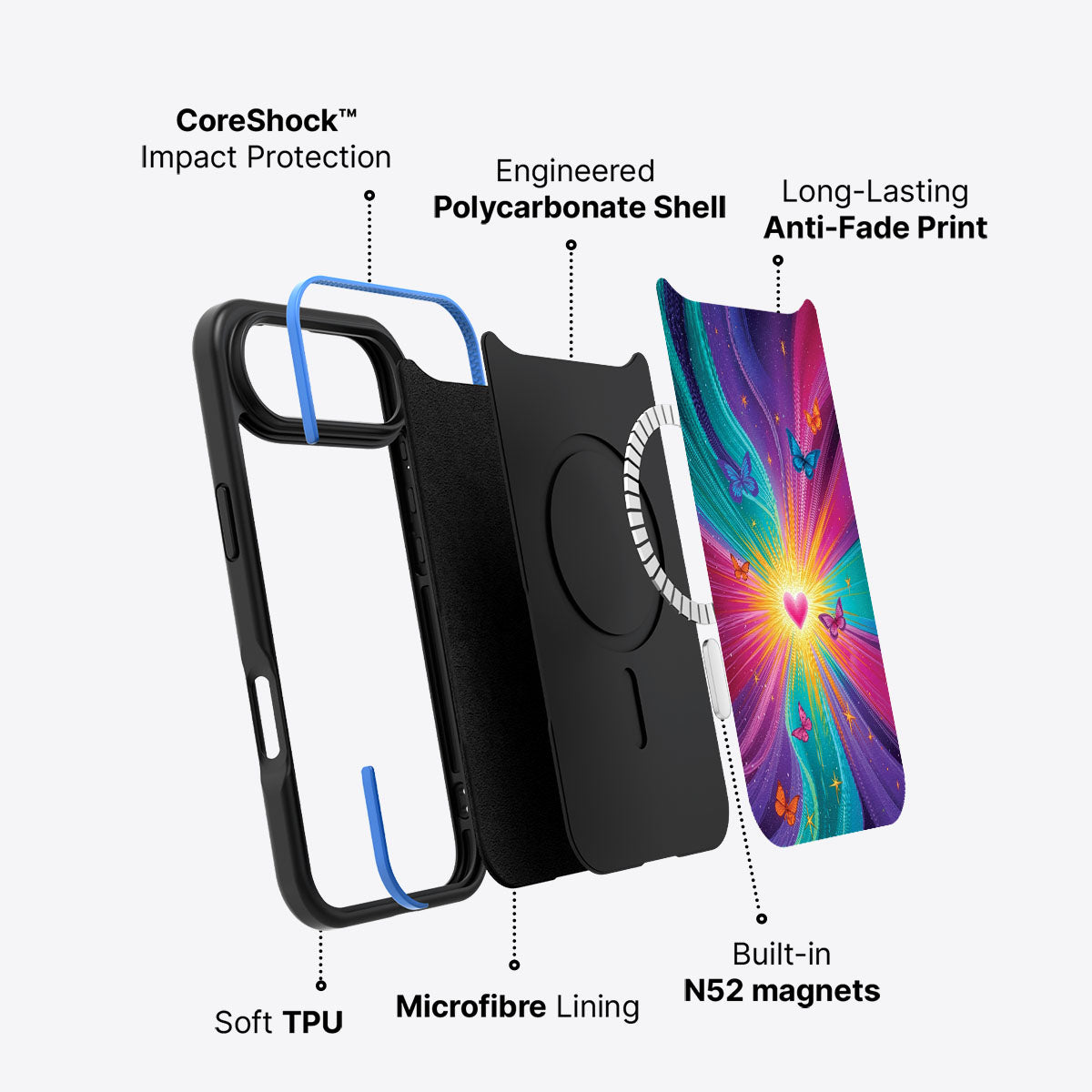 Galaxy Designer iPhone Air Case – Cosmic Aura | MagSafe