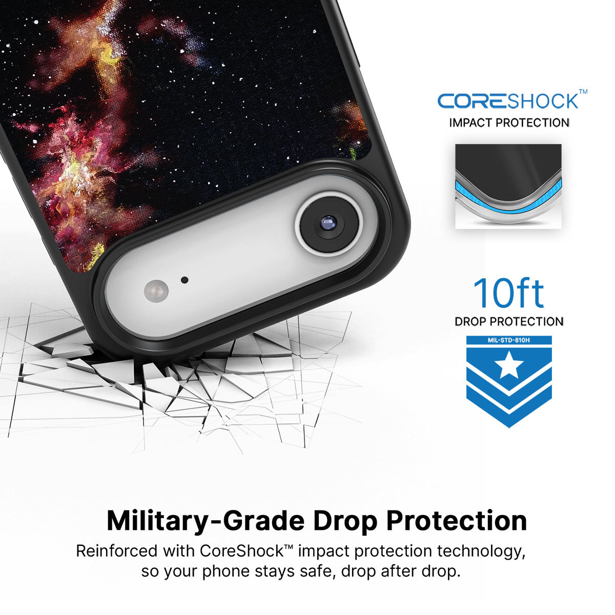 Cosmic Flare - iPhone 17 Air Case #case type_core (magsafe), #case type_core (non magsafe)