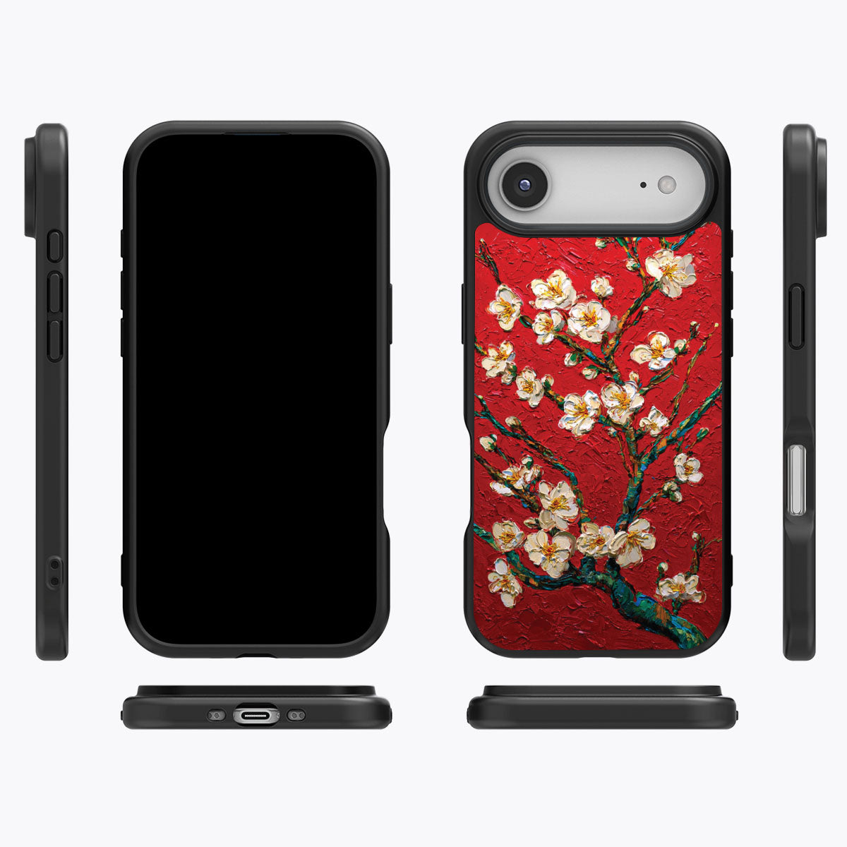 Crimson Blossom - iPhone 17 Air Case #case type_core (magsafe), #case type_core (non magsafe)