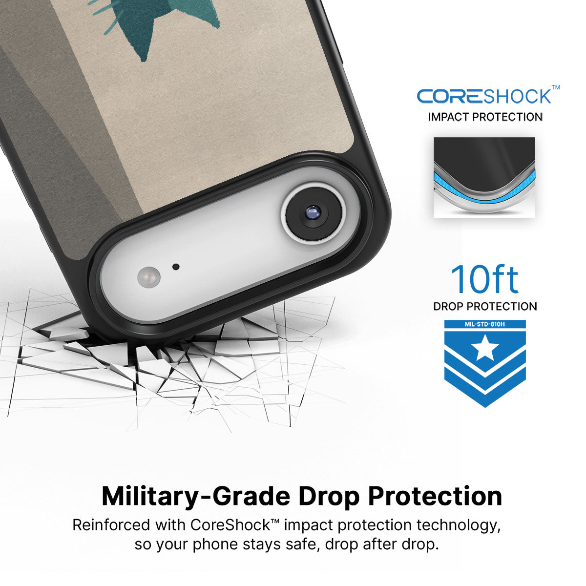 Cubist Feline - iPhone 17 Air Case #case type_core (magsafe), #case type_core (non magsafe)