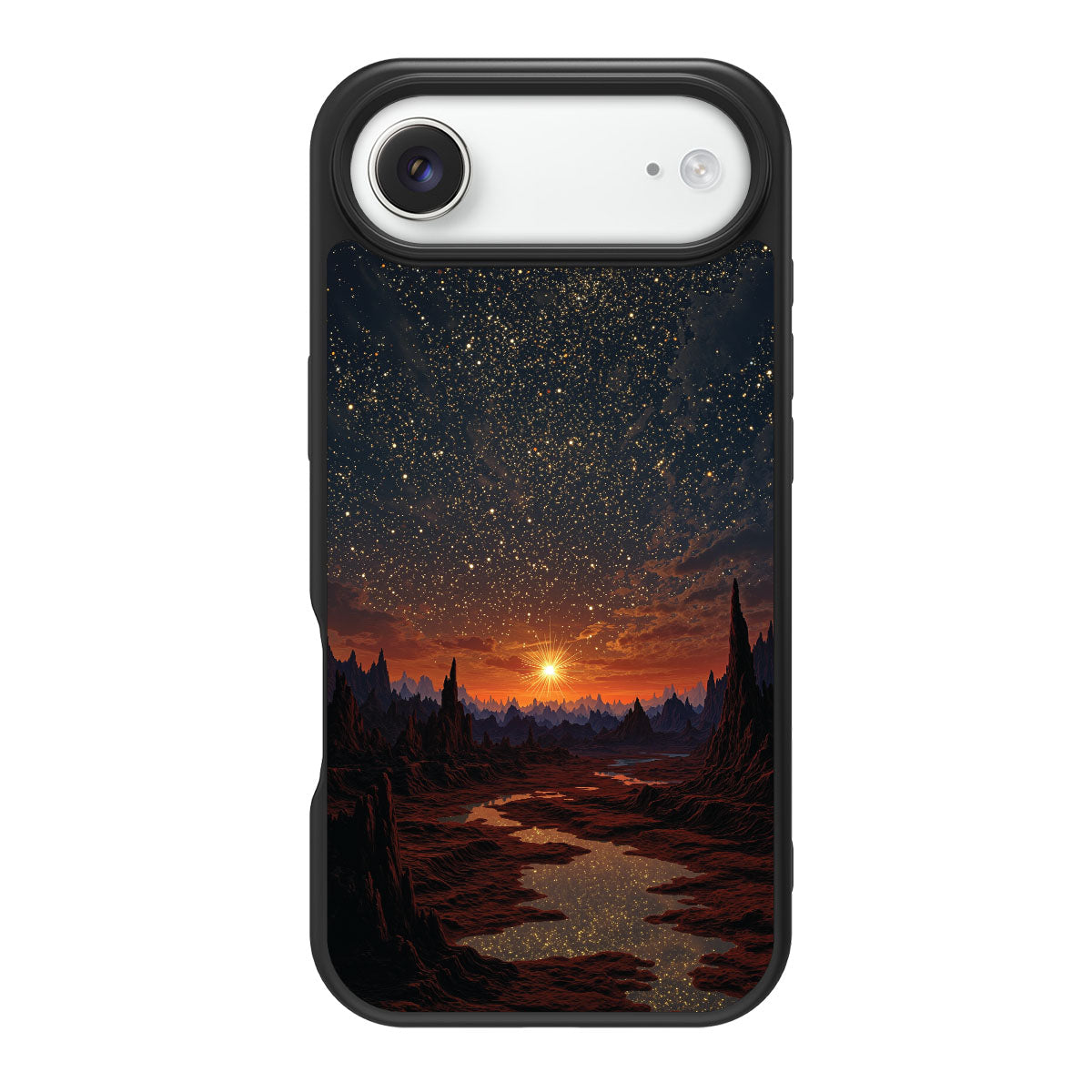Orange Sunset Designer iPhone Air Case – Desert Dusk | MagSafe