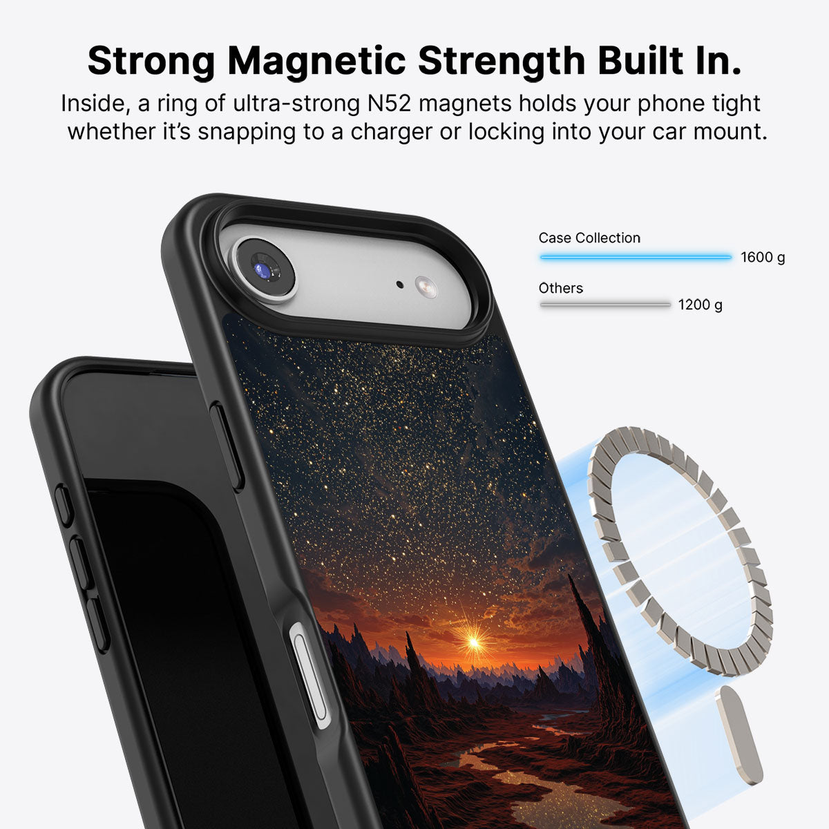 Orange Sunset Designer iPhone Air Case – Desert Dusk | MagSafe