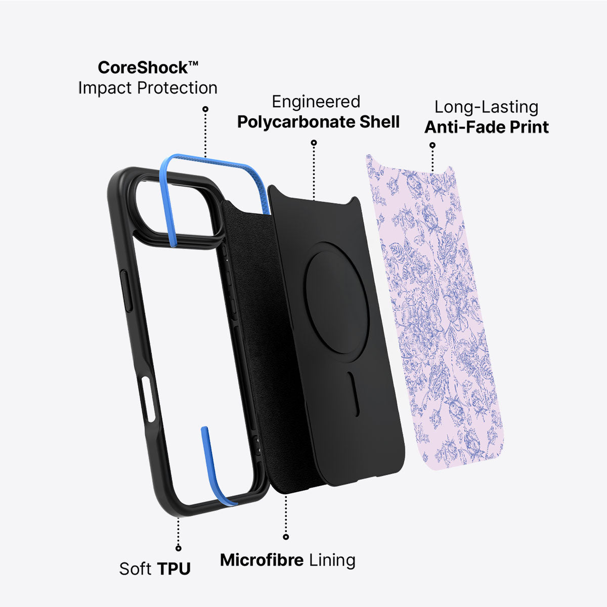 Etched Botanics - iPhone 17 Air Case #case type_core (non magsafe)