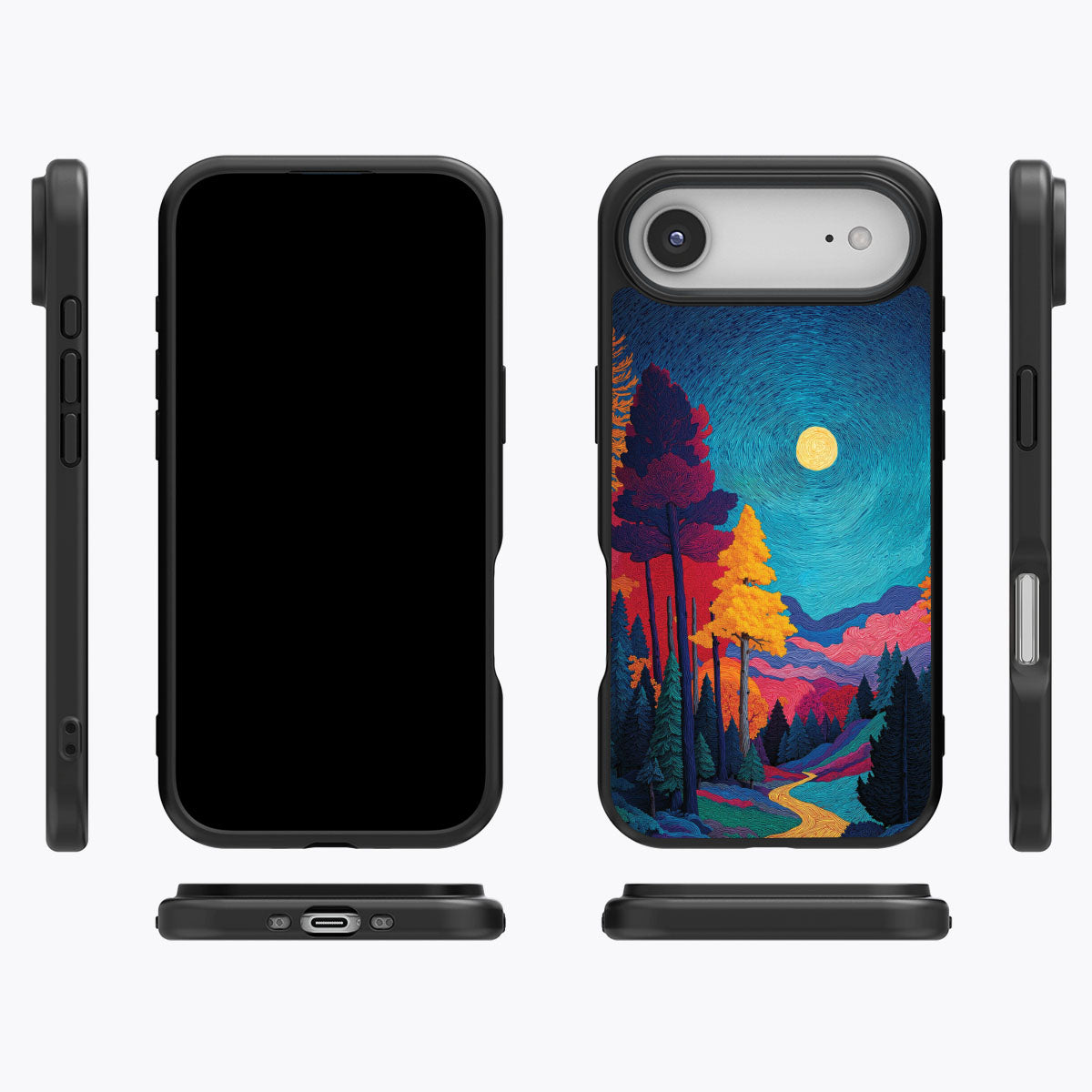 Boho Nature Designer iPhone Air Case – Folk Valley | MagSafe