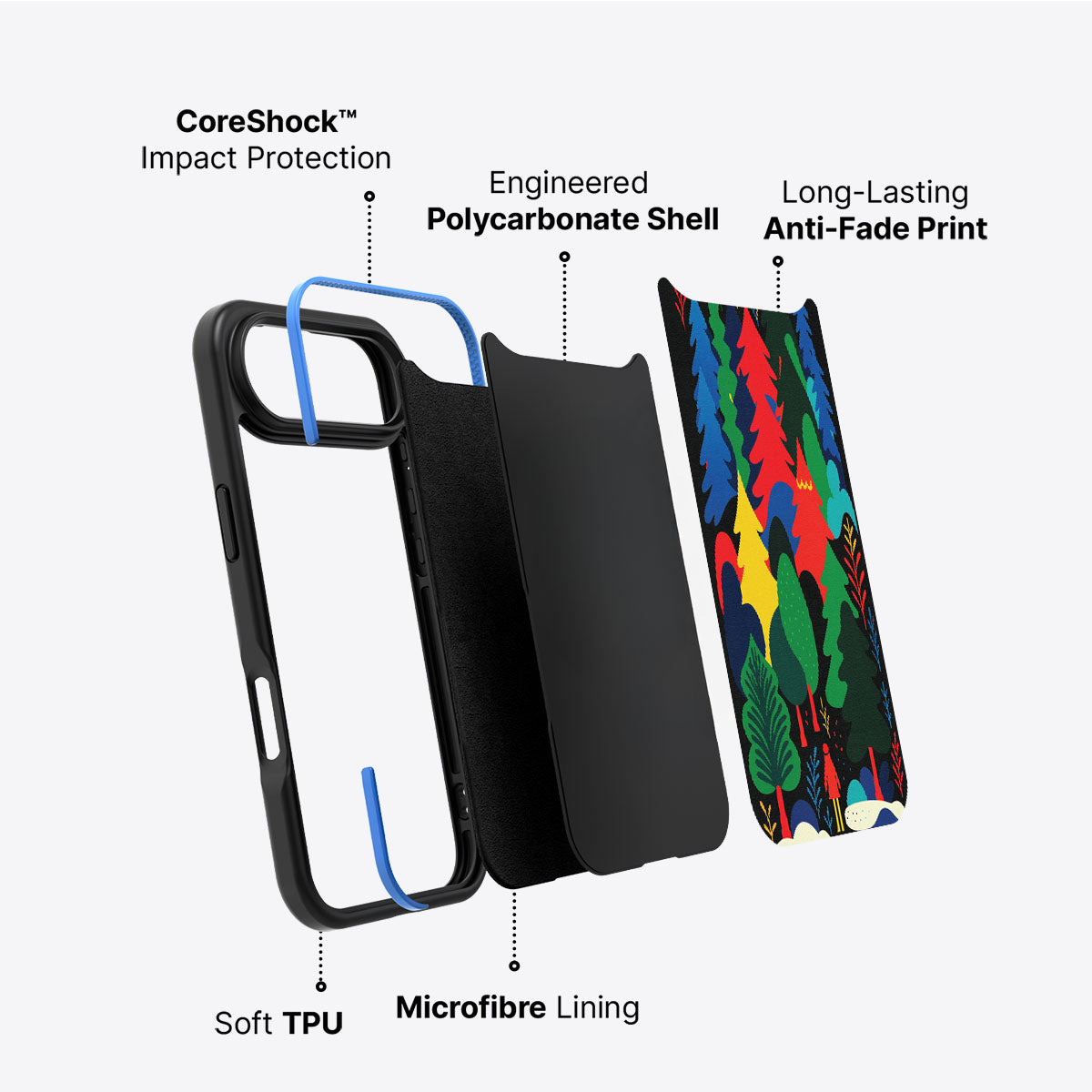 Forest Festivities - iPhone 17 Air Case #case type_core (non magsafe)