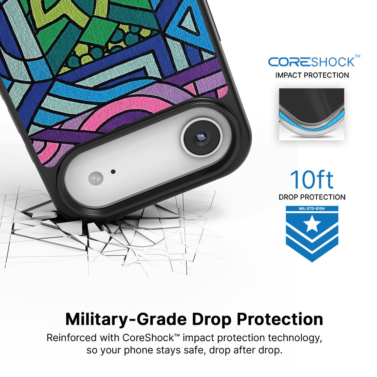 Green Flame - iPhone 17 Air Case #case type_core (magsafe), #case type_core (non magsafe)