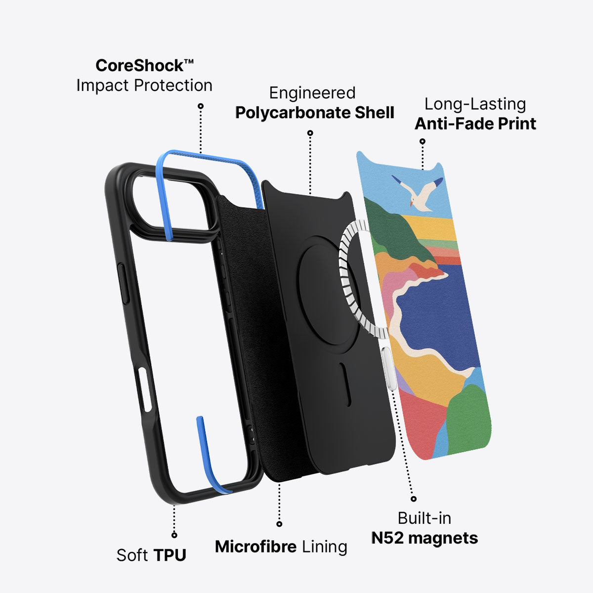 Joy Beach - iPhone 17 Air Case #case type_core (magsafe)