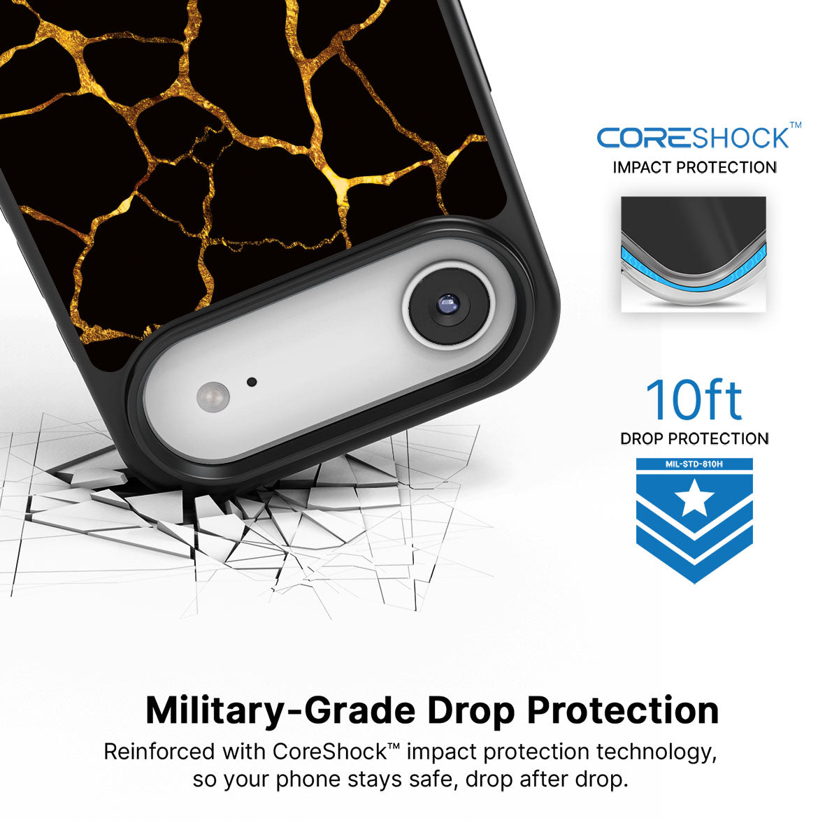 Kintsugi - iPhone 17 Air Case #case type_core (magsafe), #case type_core (non magsafe)