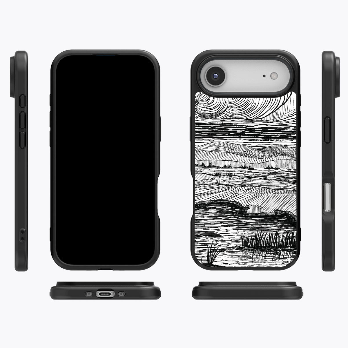 Linear Landscape - iPhone 17 Air Case #case type_core (magsafe), #case type_core (non magsafe)