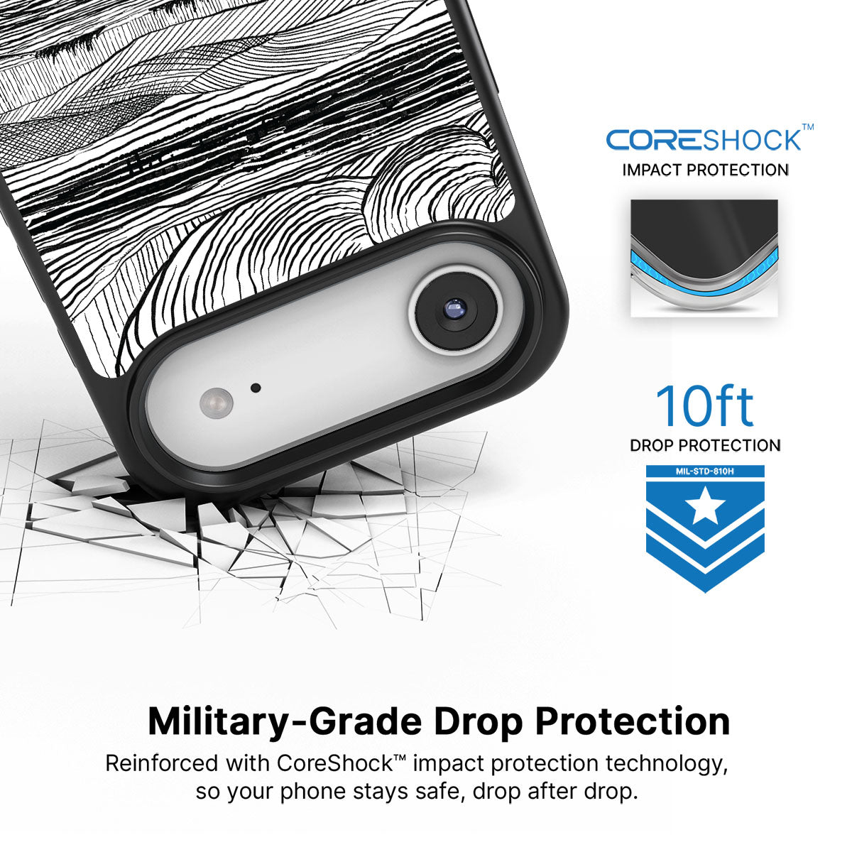 Linear Landscape - iPhone 17 Air Case #case type_core (magsafe), #case type_core (non magsafe)