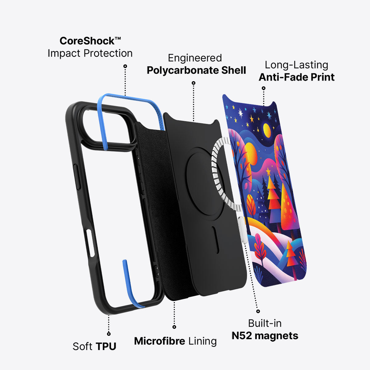 Luminous Joy - iPhone 17 Air Case #case type_core (magsafe)