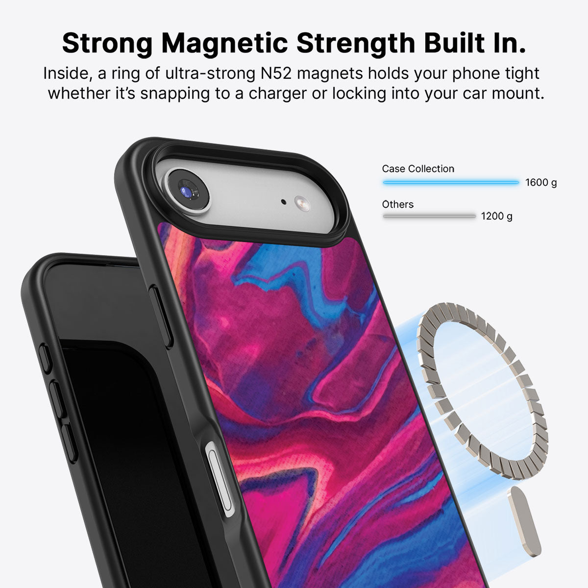 Luminous Lava - iPhone 17 Air Case, #case type_core (magsafe)