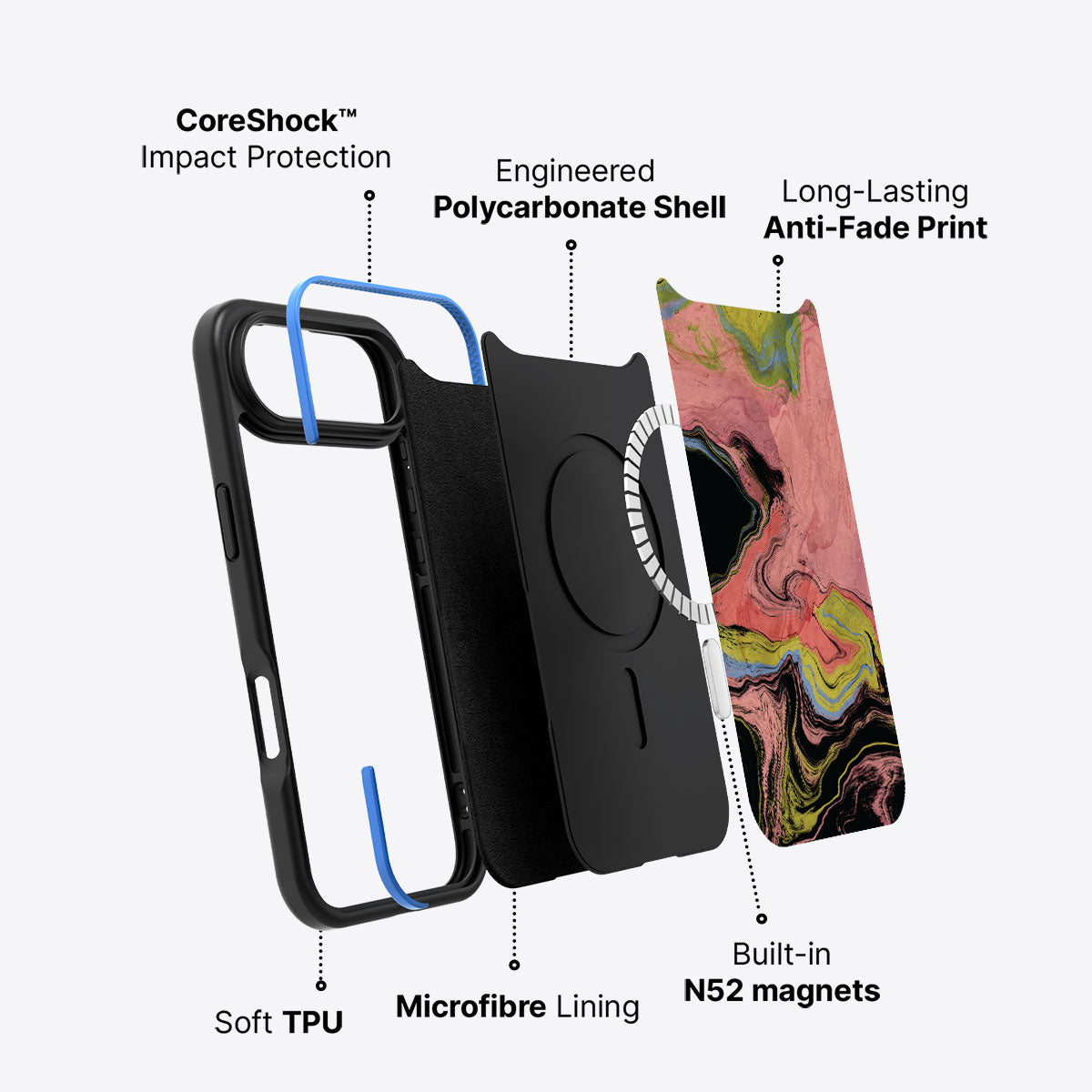 Melting Icecream - iPhone 17 Air Case, #case type_core (magsafe)