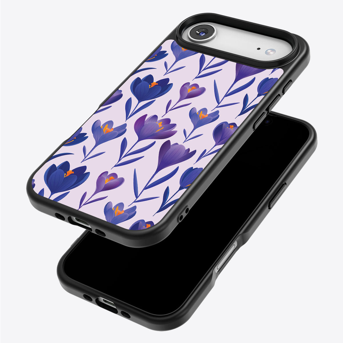 Midnight Crocus - iPhone 17 Air Case #case type_core (magsafe), #case type_core (non magsafe)
