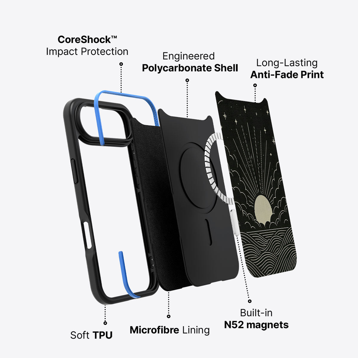 Moon Energy - iPhone 17 Air Case #case type_core (magsafe)