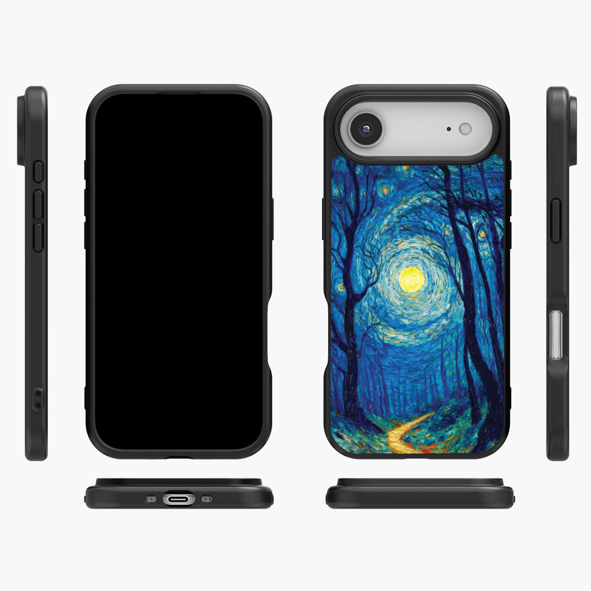 Woodland Designer iPhone Air Case – Moonlit Forest | MagSafe