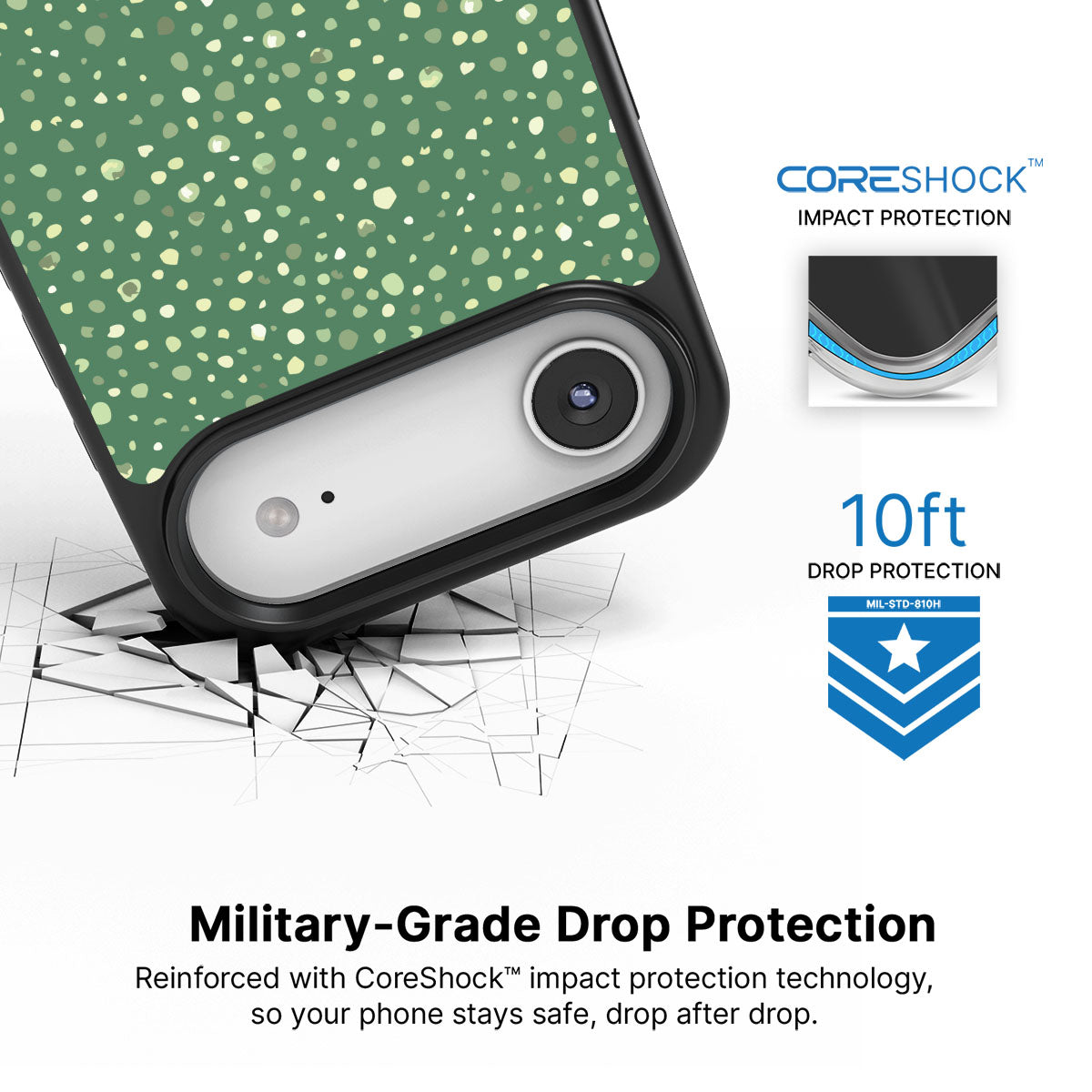 Moss Mosaic - iPhone 17 Air Case #case type_core (magsafe), #case type_core (non magsafe)