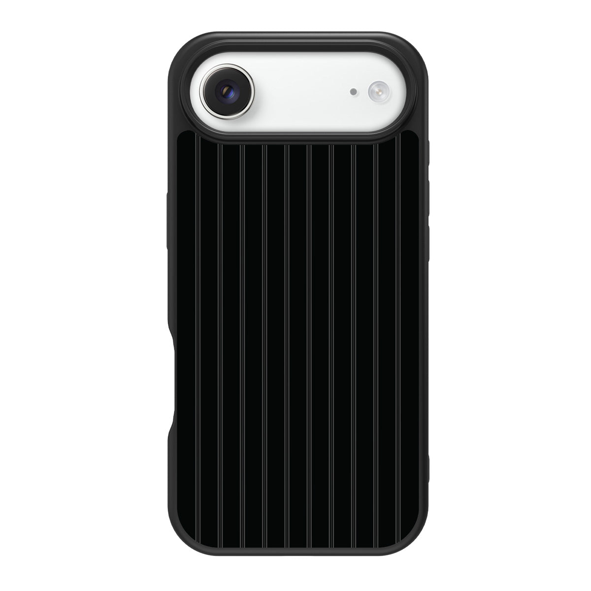 Onyx Pinstripe design back view – iPhone Air case