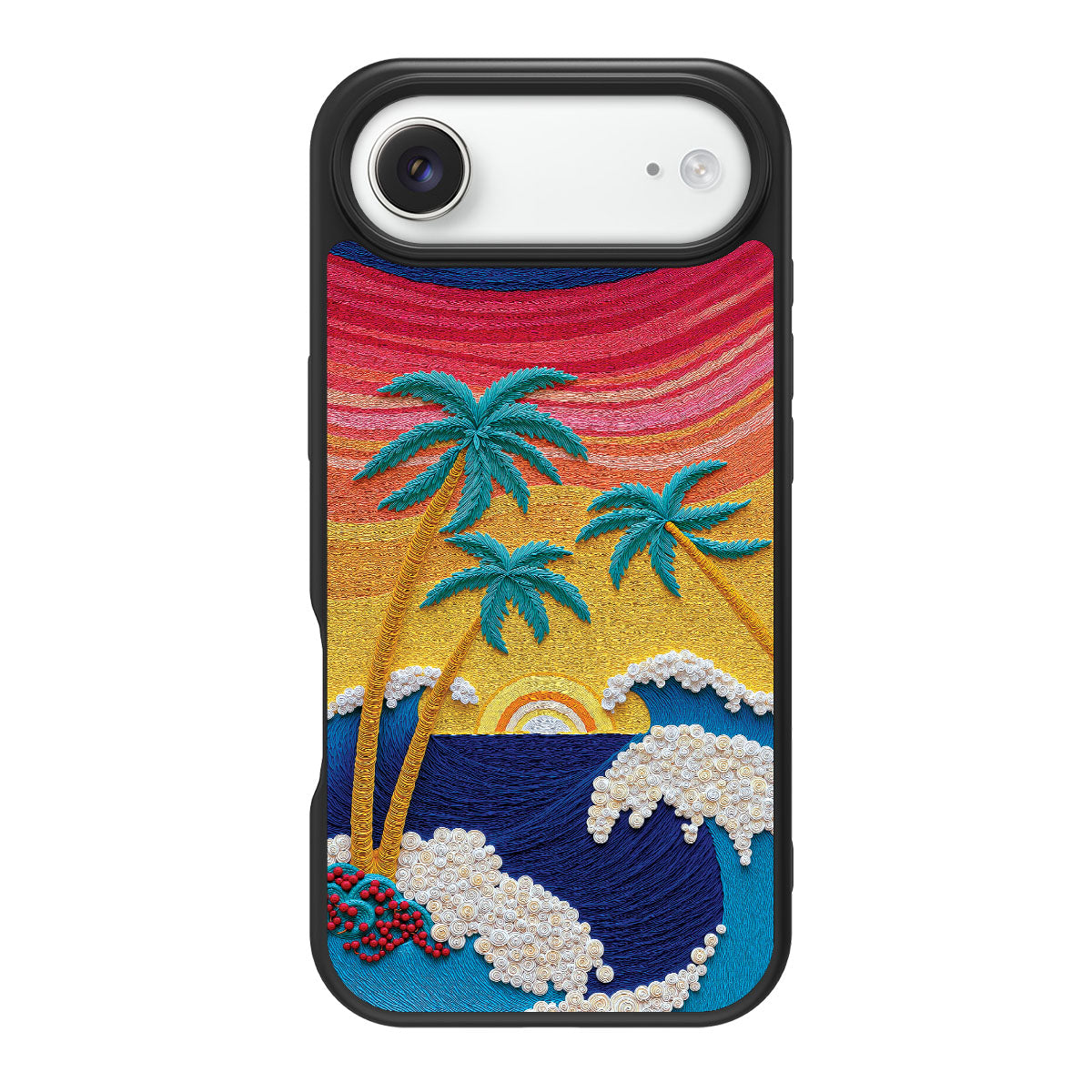 Tropical Designer iPhone Air Case – Paper Tropics | MagSafe