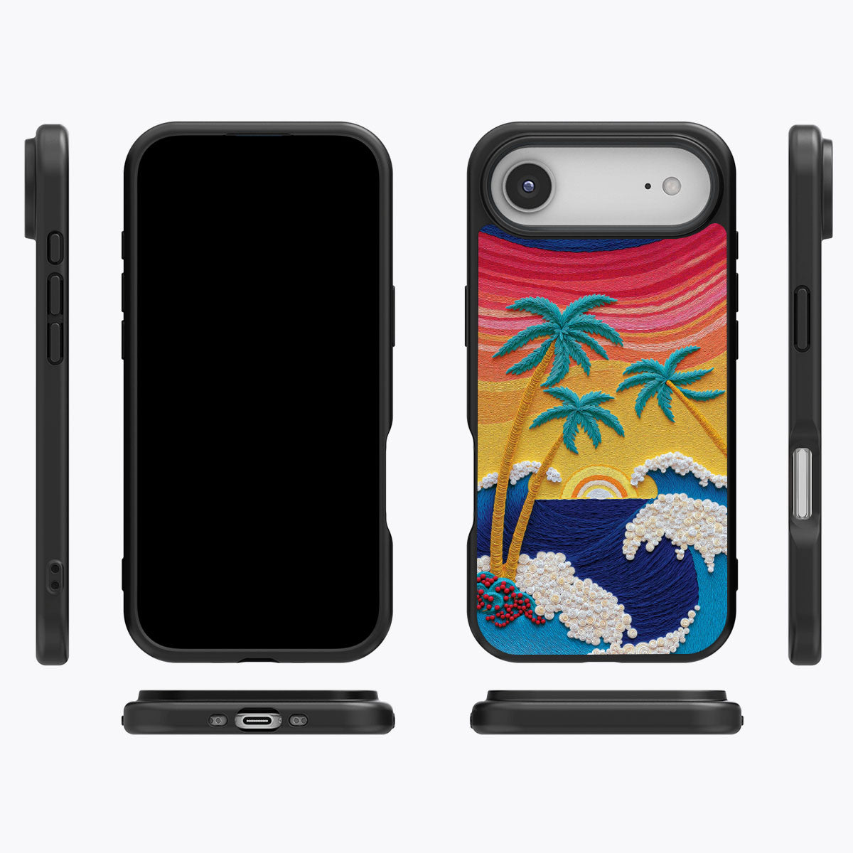 Tropical Designer iPhone Air Case – Paper Tropics | MagSafe