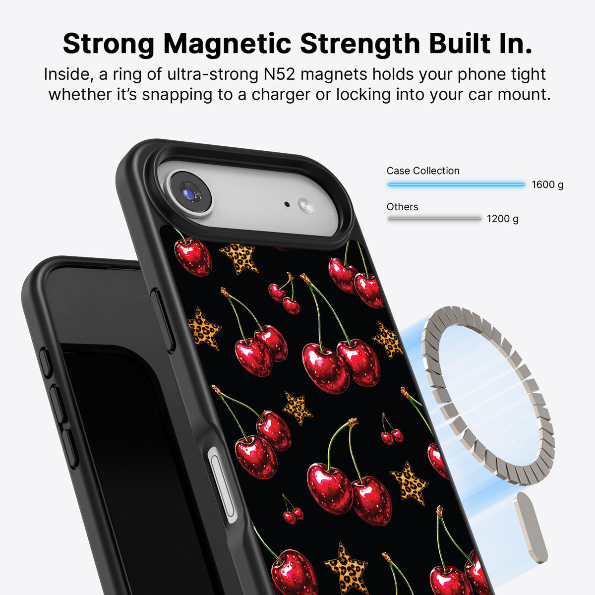 iPhone Air MagSafe case – Rebel Cherry design