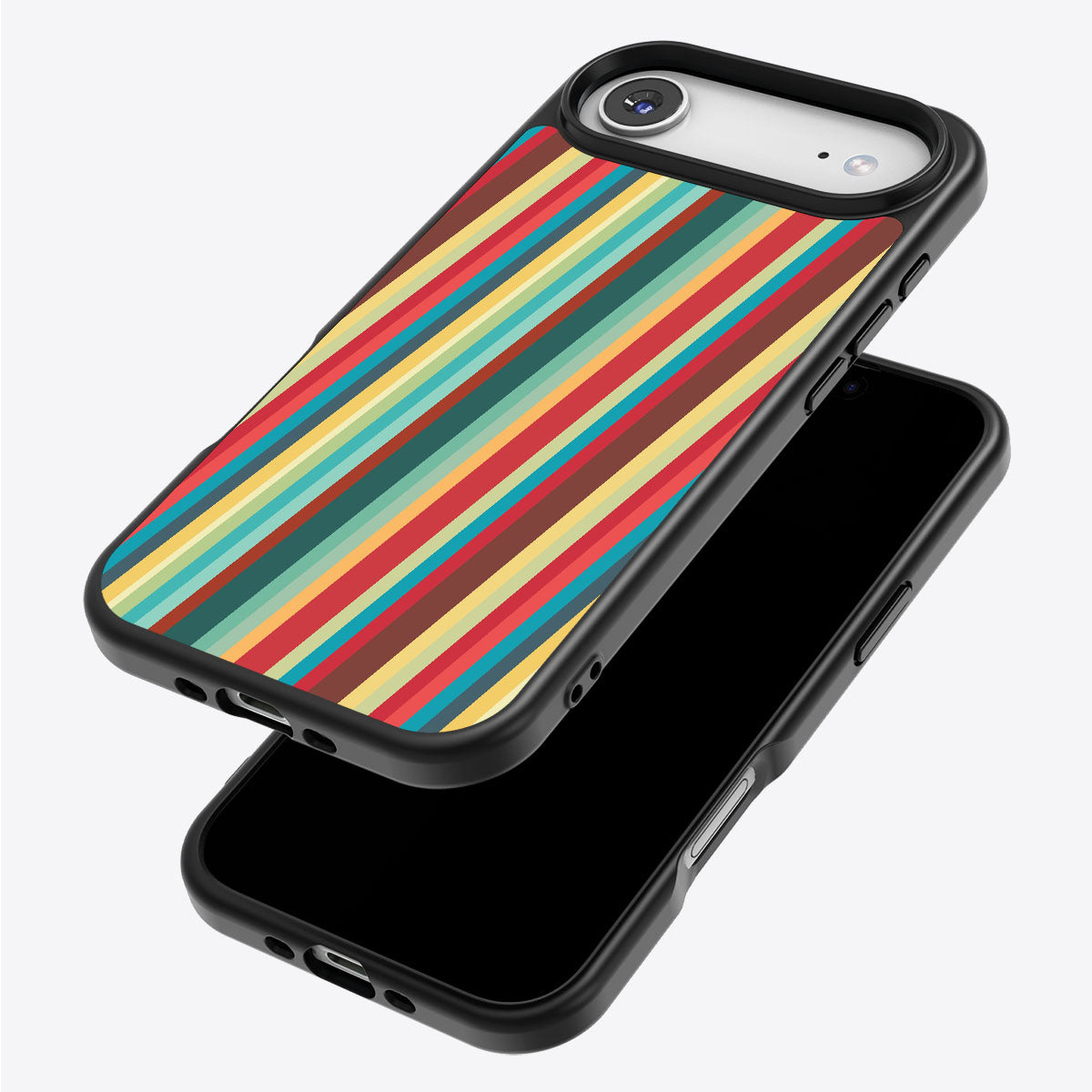 Retro Stripes - iPhone 17 Air Case #case type_core (magsafe), #case type_core (non magsafe)