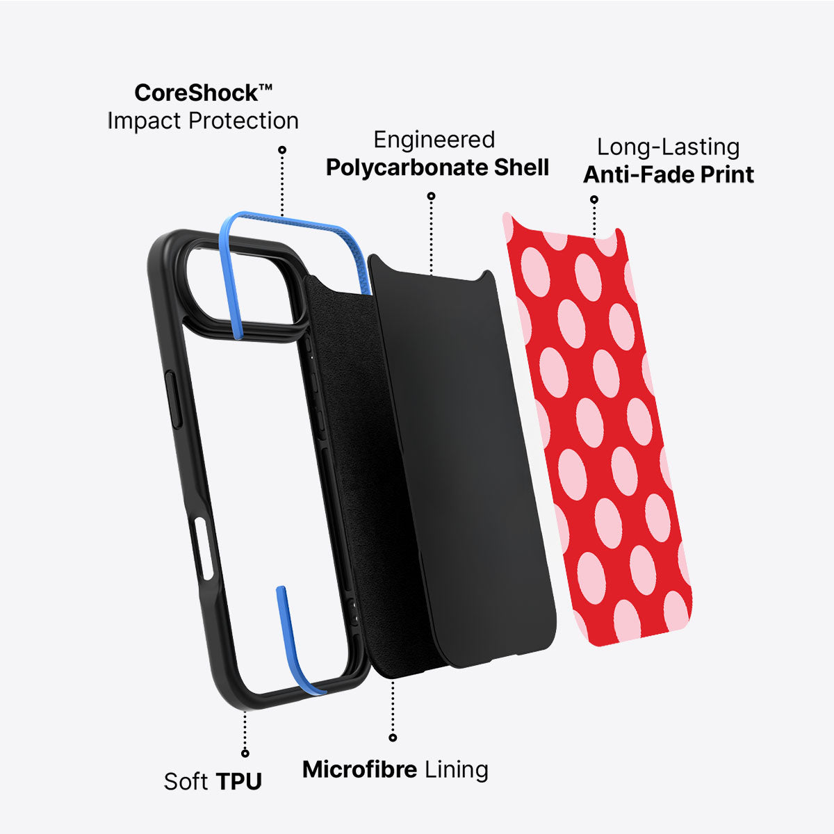 Rouge Blush - iPhone 17 Air Case #case type_core (non magsafe)