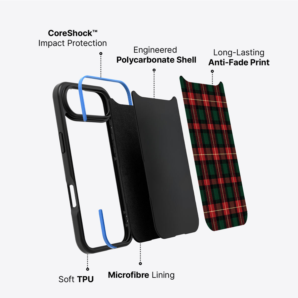 Royal Tartan - iPhone 17 Air Case #case type_core (non magsafe)