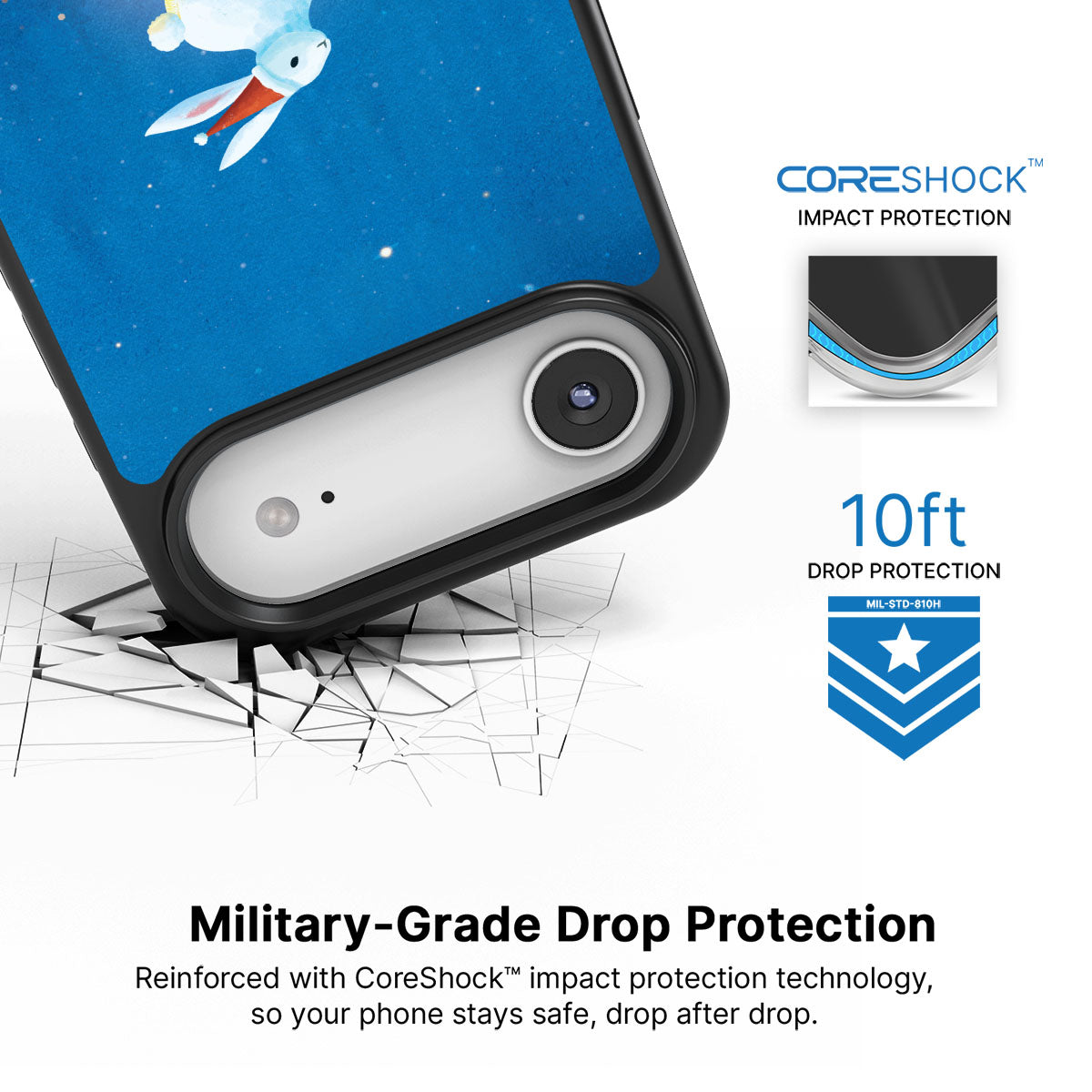 Santa Bunny - iPhone 17 Air Case #case type_core (magsafe), #case type_core (non magsafe)