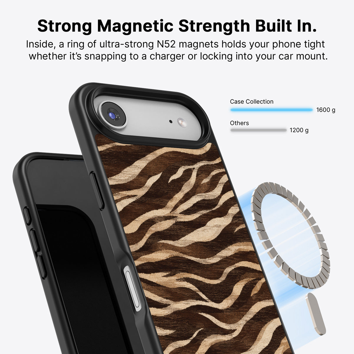 iPhone Air MagSafe case – Savanna Silk design