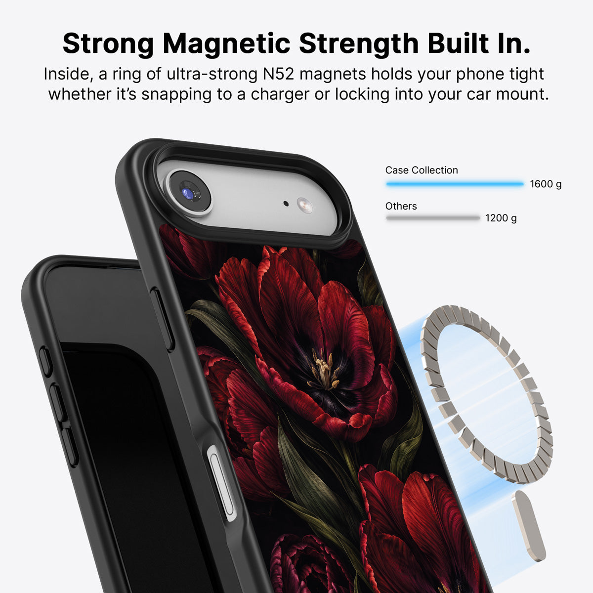 iPhone Air MagSafe case – Scarlet Hour design