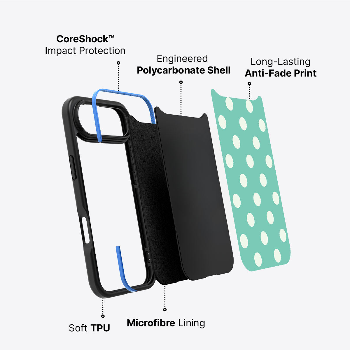 Sea Mist - iPhone 17 Air Case #case type_core (non magsafe)