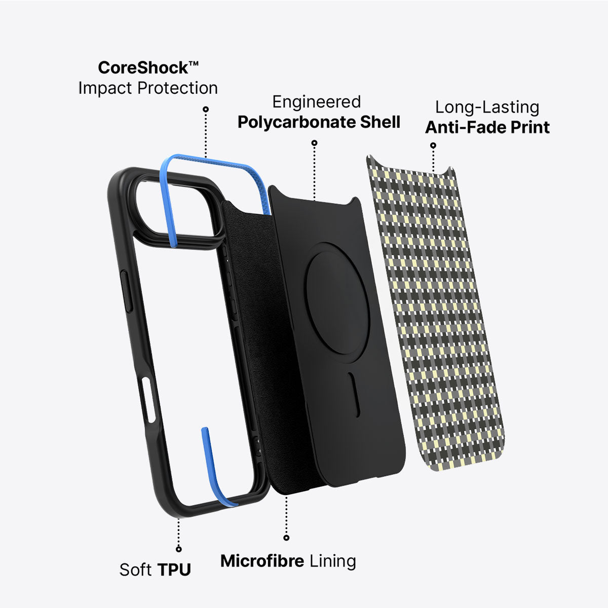 Sea of Pearls - iPhone 17 Air Case #case type_core (non magsafe)