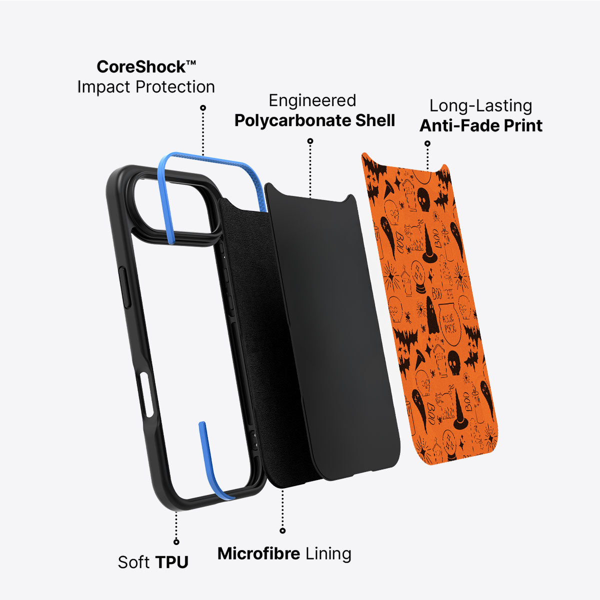 Spooky Nights - iPhone 17 Air Case, #case type_core (non magsafe)