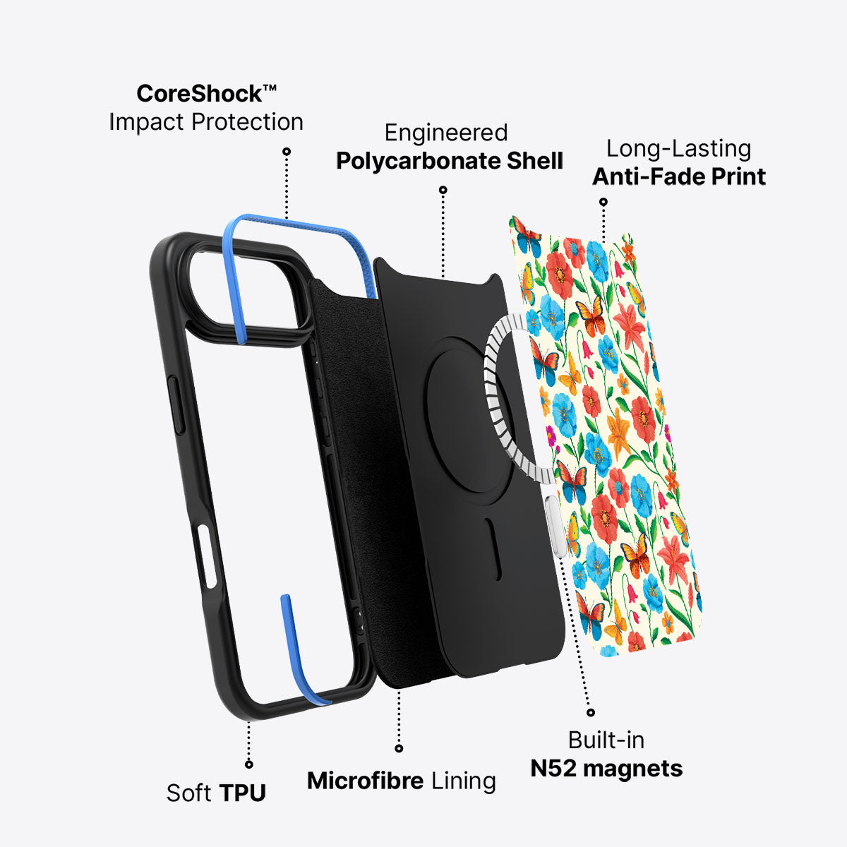 Spring Garden - iPhone 17 Air Case #case type_core (magsafe)