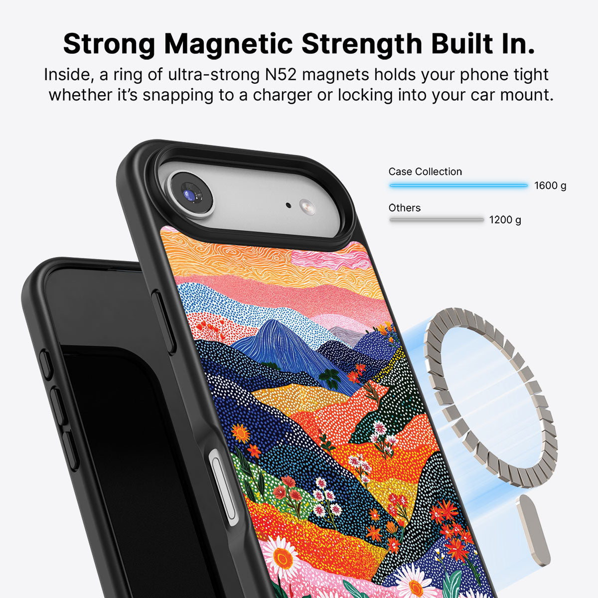 Scenic Designer iPhone Air Case – Wildflower Valley | MagSafe