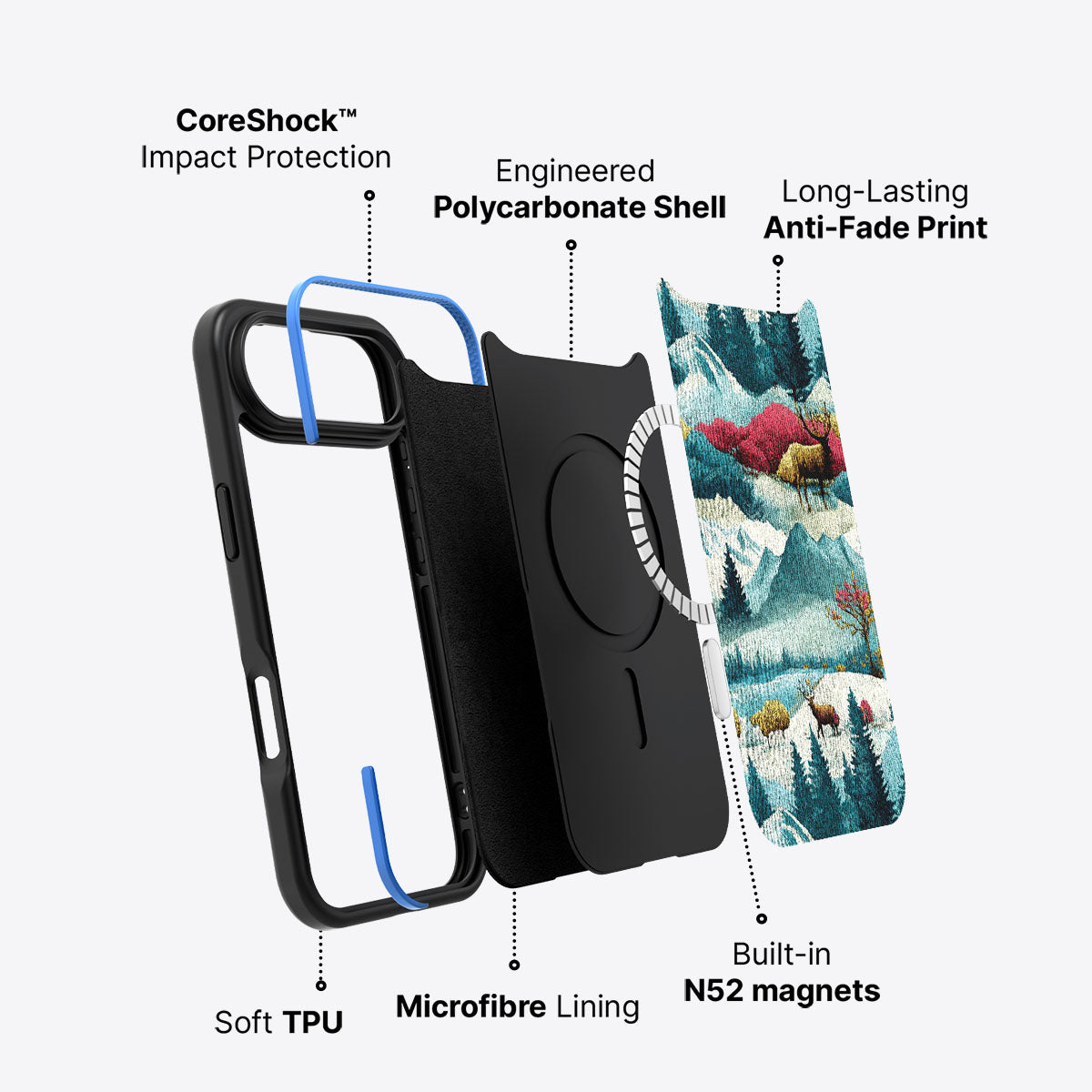 Winter Impressions - iPhone 17 Air Case #case type_core (magsafe)