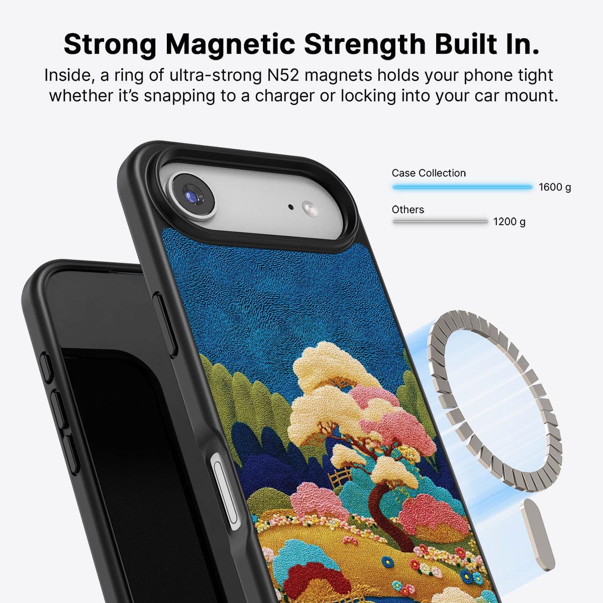 Japanese Art Designer iPhone Air Case – Zen Garden | MagSafe