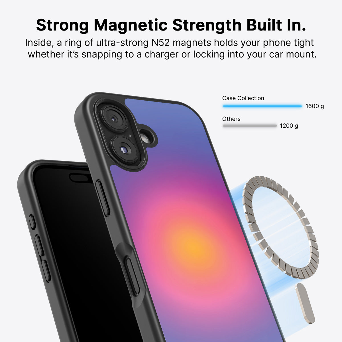iPhone 17 MagSafe case – Aura Glow design