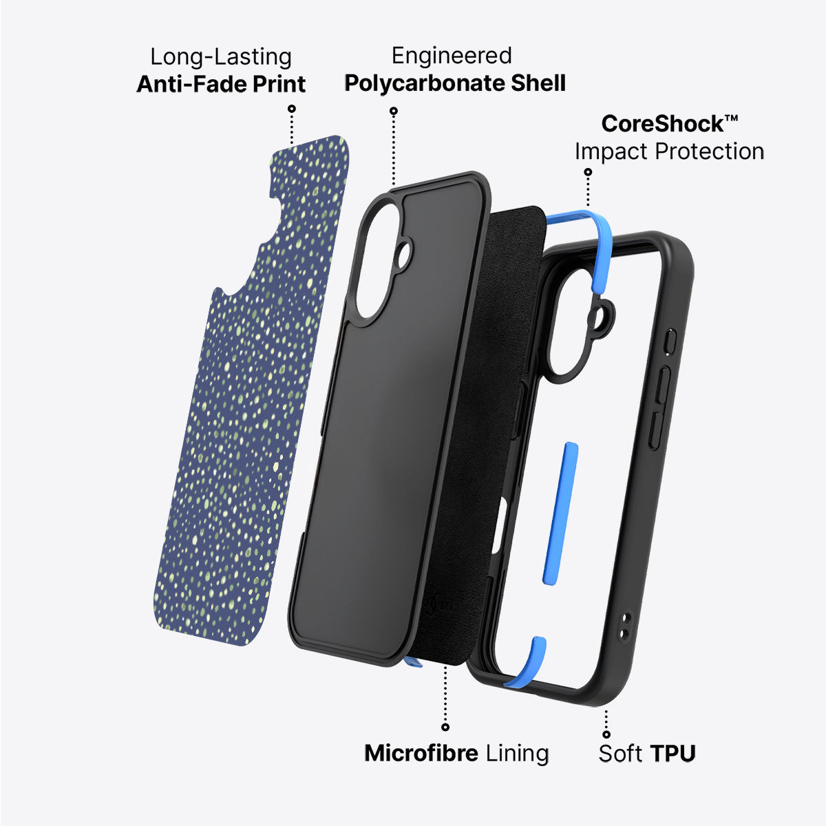 Blue Spring Dew - iPhone 17 Case #case type_core (non magsafe)