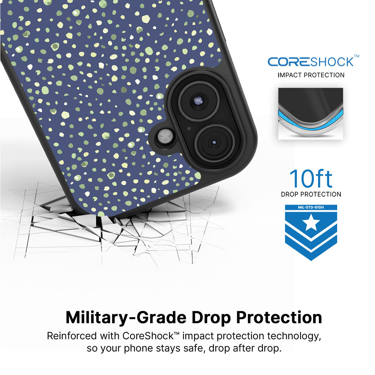 Blue Spring Dew - iPhone 17 Case #case type_core (magsafe), #case type_core (non magsafe)