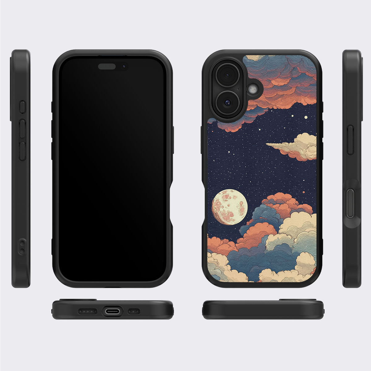 Blushed Moon - iPhone 17 Case #case type_core (magsafe), #case type_core (non magsafe)