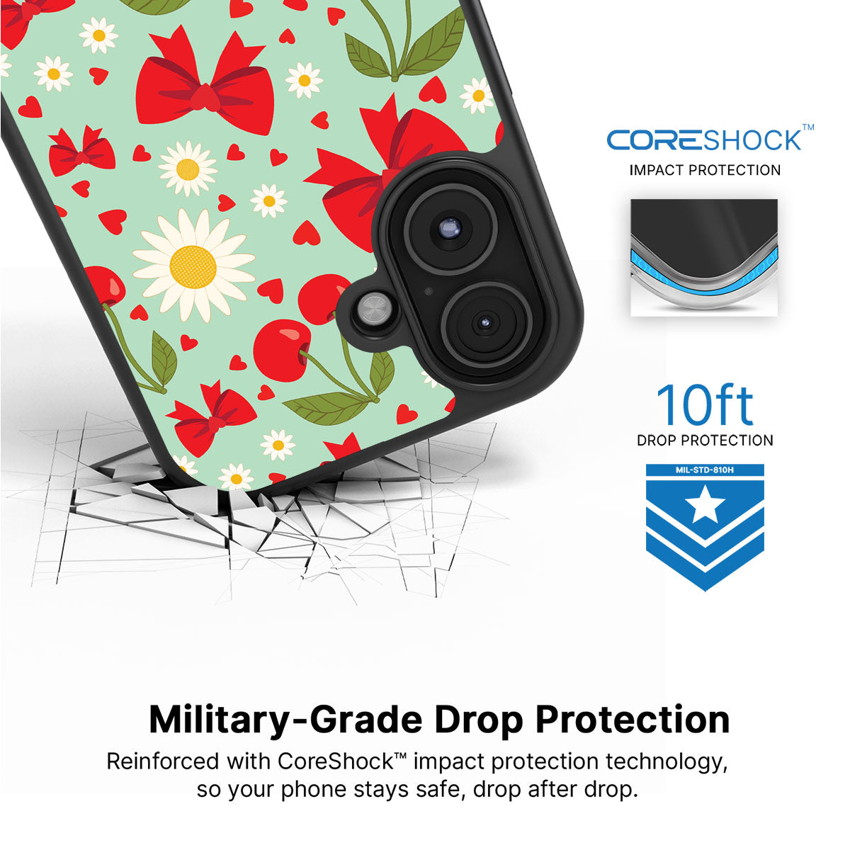 Blushing Bows - iPhone 17 Case #case type_core (magsafe), #case type_core (non magsafe)