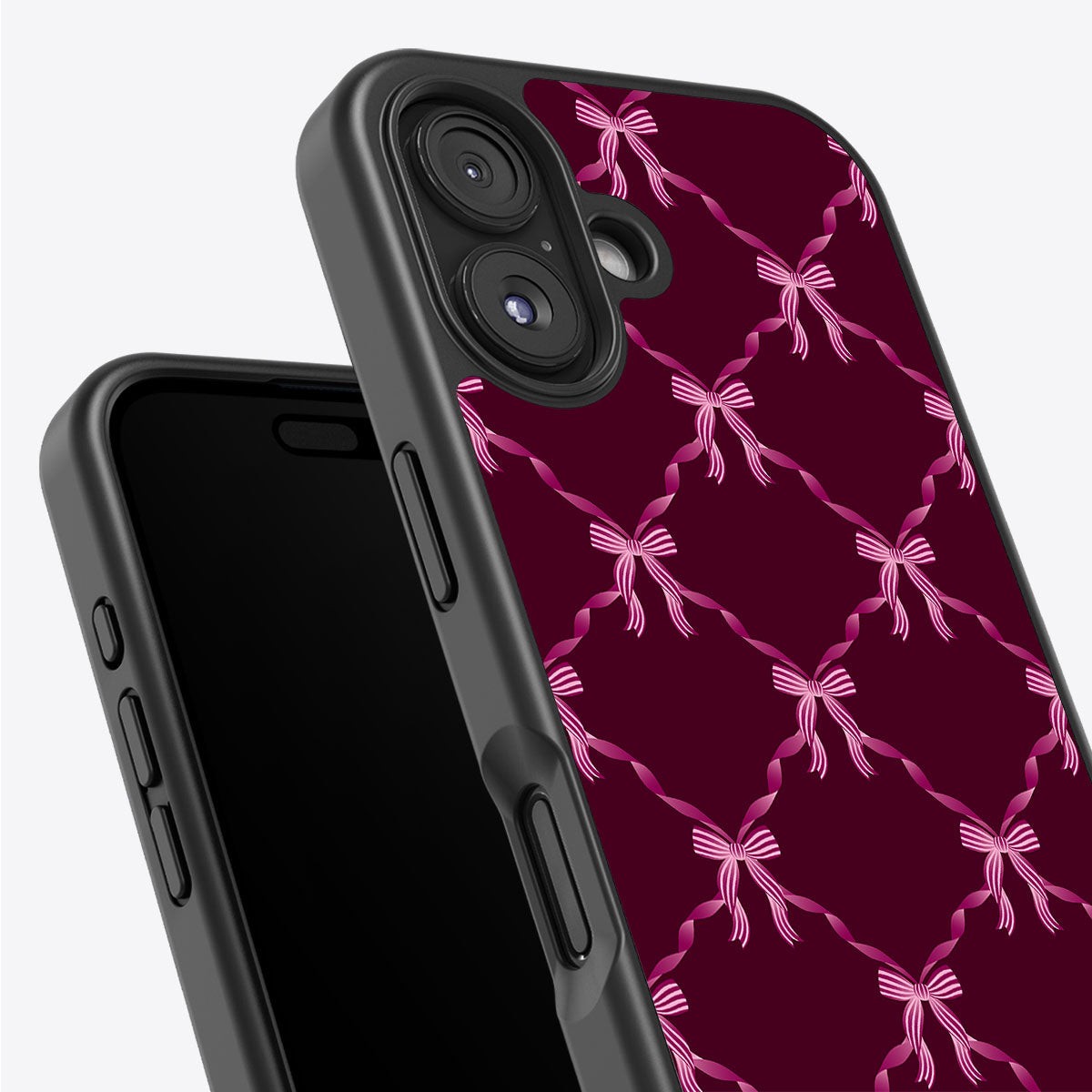 Bordeaux Bow - iPhone 17 Case #case type_core (non magsafe)