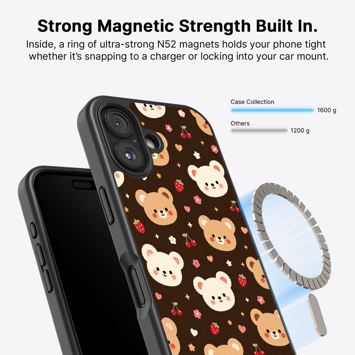 iPhone 17 MagSafe case – Cocoa Cuddles design