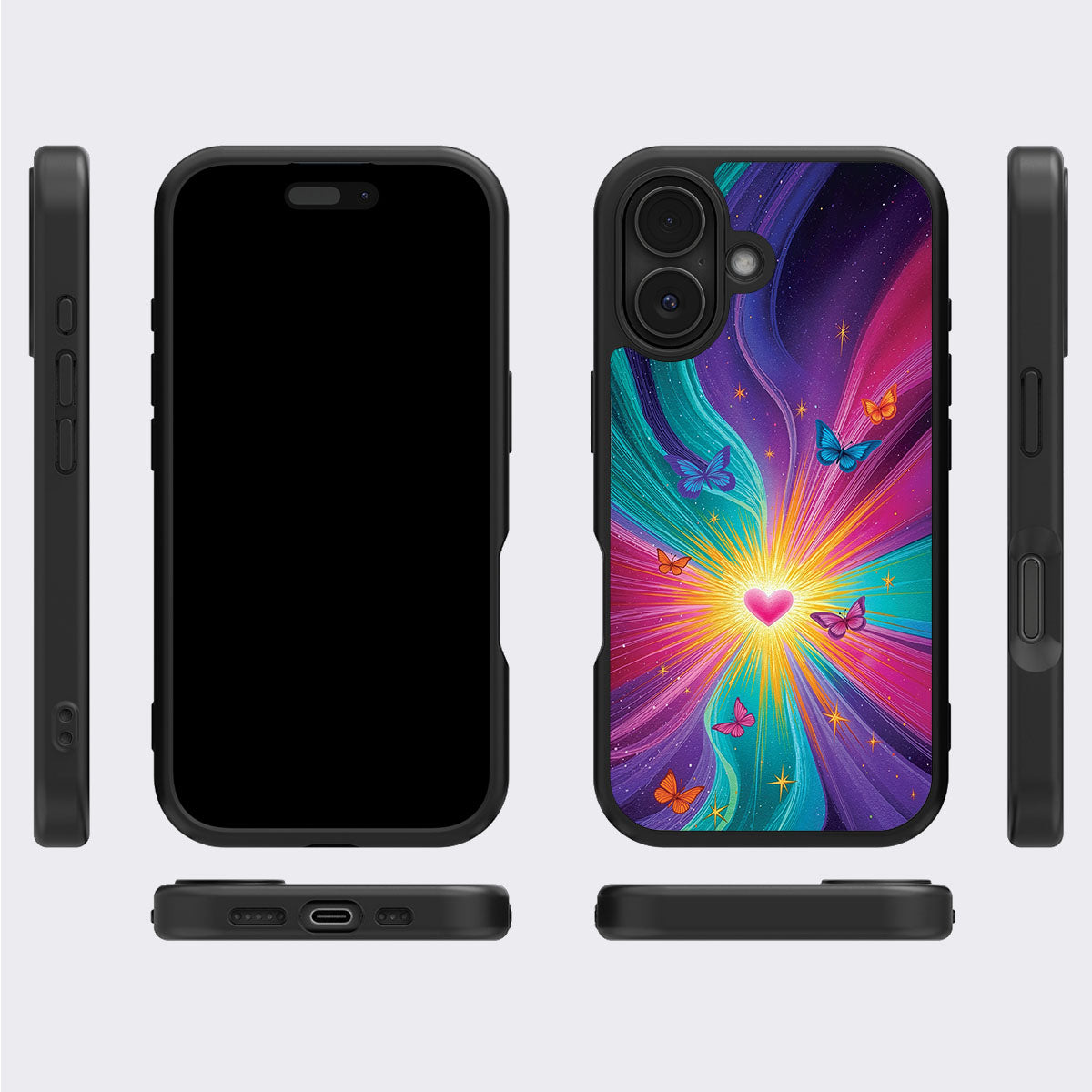 Galaxy Designer iPhone 17 Case – Cosmic Aura | MagSafe